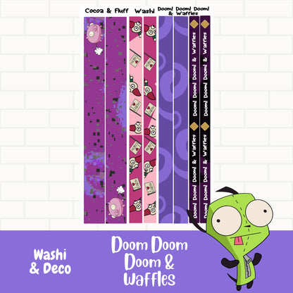 Doom Doom Doom & Waffles Journaling Sticker Bundle