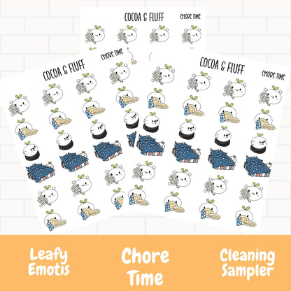 Chore Time Sampler Leafy Planner Icons