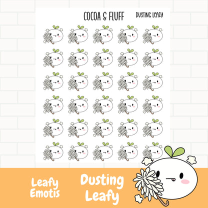 Dusting Leafy Planner Icons