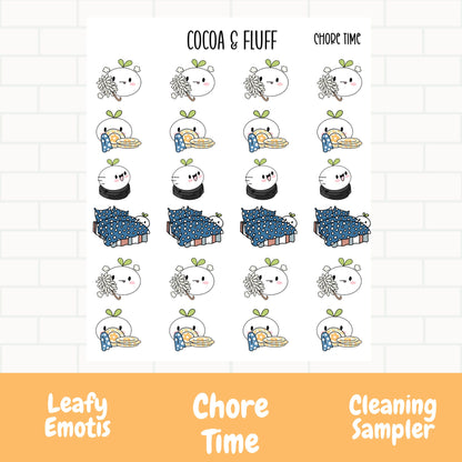 Chore Time Sampler Leafy Planner Icons