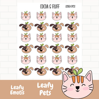 Leafy Pets Planner Icons