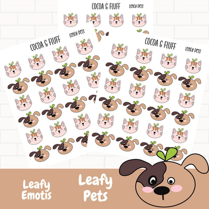 Leafy Pets Planner Icons