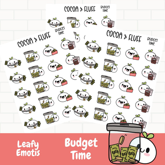 Budget Day Leafy Planner Icons