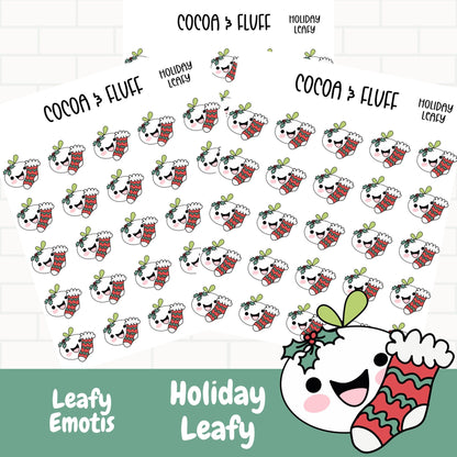 Holiday Leafy Planner Icons