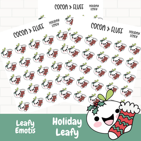 Holiday Leafy Planner Icons