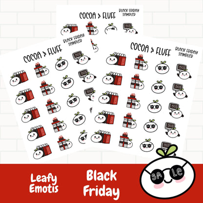Black Friday Sampler Leafy Planner Icons