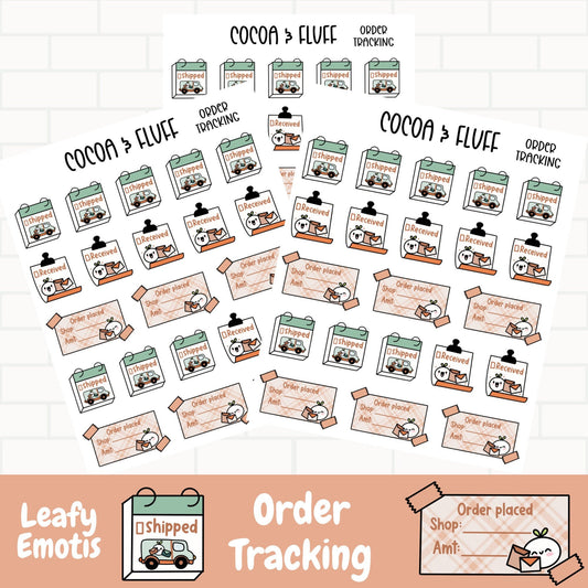 Order Tracking Leafy Planner Icons