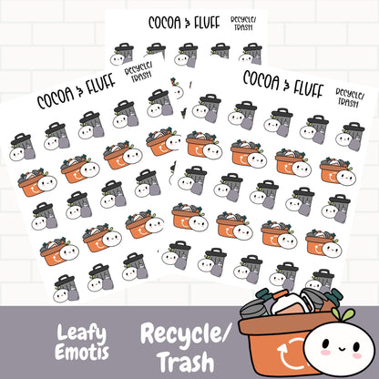 Recycle Leafy Planner Icons