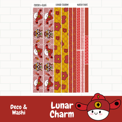 Lunar Charm Leafy Deco Sticker Bundle