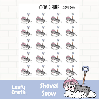 Shovel Snow Leafy Planner Icons