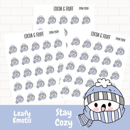 Stay Cozy Leafy Planner Icons