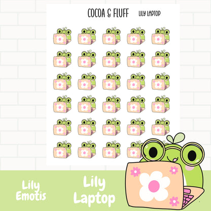 Lily Laptop Planner Icons