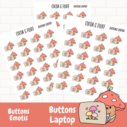Buttons Laptop Planner Icons