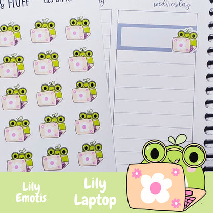 Lily Laptop Planner Icons