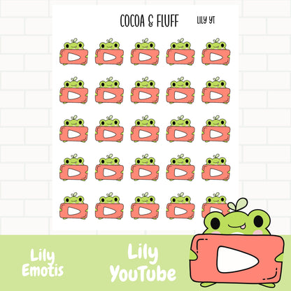 Lily YouTube Planner Icons