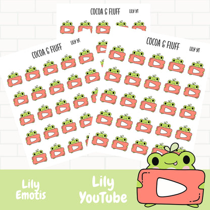 Lily YouTube Planner Icons