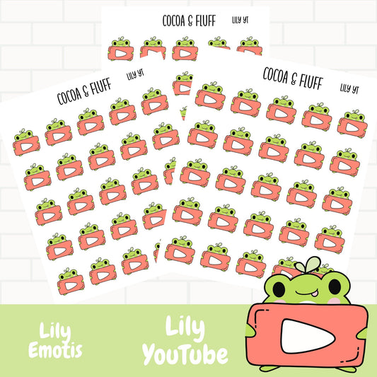 Lily YouTube Planner Icons