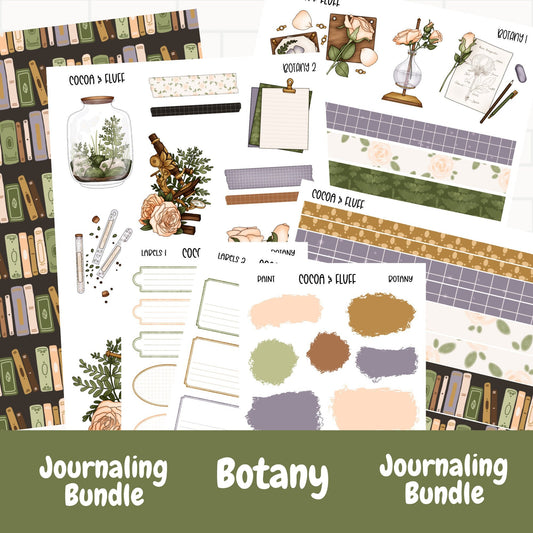 Botany Deco Journaling Sticker Bundle