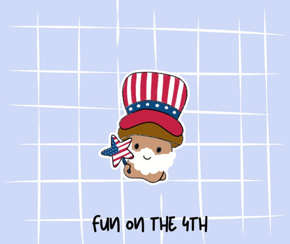 Fun On The 4th Deco Sticker Sheet