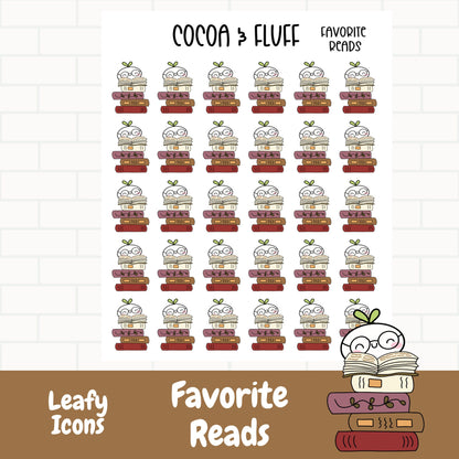 Favorite Reads Planner Icons