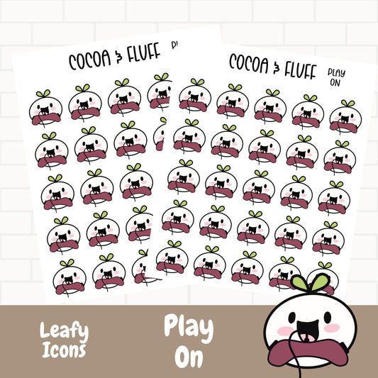 Hand Drawn Leafy Planner Icons