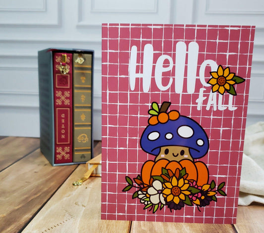 Hello Fall Greeting Card