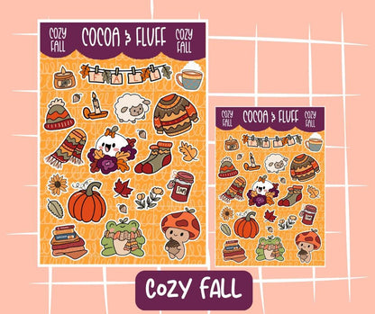 Cozy Fall Deco Sticker Sheet
