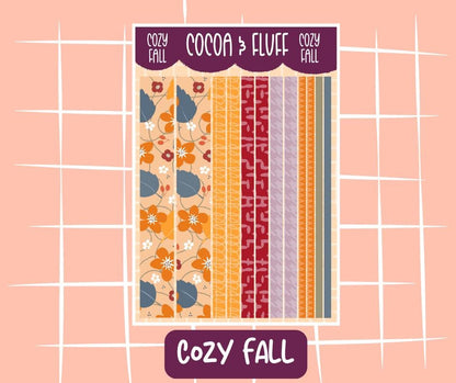 Cozy Fall Deco Sticker Sheet