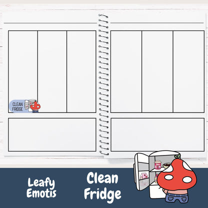 Clean The Fridge Planner Icons