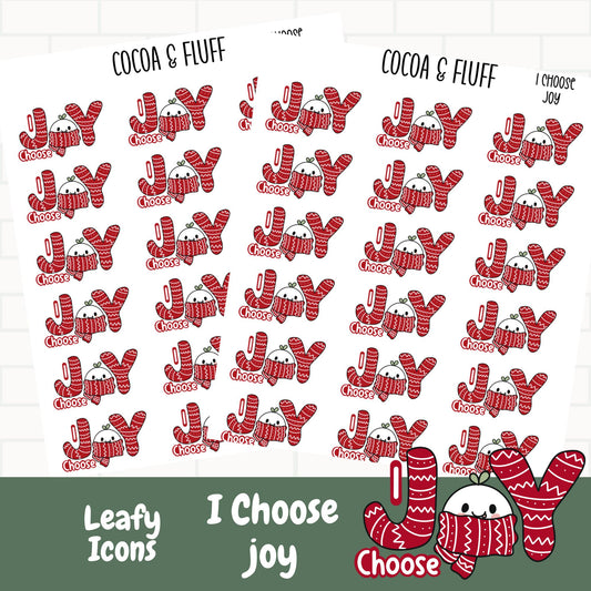 I Choose Joy  Planner Icons