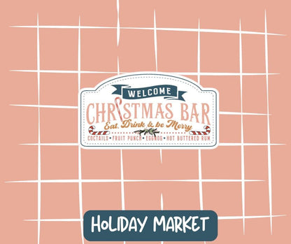 Holiday Market Deco Sticker Sheet